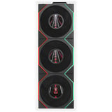 Lian Li UNI FAN TL LCD FLEX 120 Wireless RGB case fans Zwart, 3 stuks, 124 x 120 x 28 mm, PWM