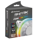 Sharkoon SHARK Blades PWM RGB Fan White case fan Wit