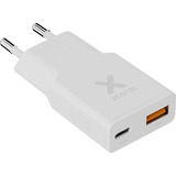 Xtorm 33W Go2 SlimLine oplader Wit, 1x USB-C, 1x USB-A
