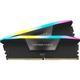 Corsair 96 GB DDR5-5600 Kit werkgeheugen Zwart, CMH96GX5M2B5600C40, Vengeance RGB, XMP