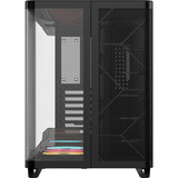 Corsair AIR 5400 LX-R LINK  midi tower behuizing Zwart | 3x USB-C | RGB | Tempered Glass