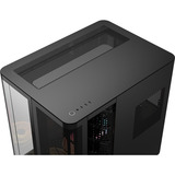 Corsair AIR 5400 LX-R LINK  midi tower behuizing Zwart | 3x USB-C | RGB | Tempered Glass