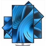 Dell Pro Plus P2725QE 27" 4K Ultra HD monitor Zwart/zilver, 1x DisplayPort, 1x HDMI, 2x USB-C, 3x USB-A, 1x RJ-45