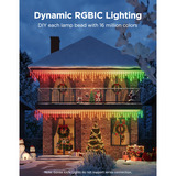 Govee Icicle Lights, 10 meter verlichting Wit, Matter