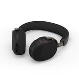 Jabra Evolve3 75 on-ear headset Zwart, Microsoft Teams (MS), Link390 USB-C