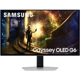 SAMSUNG Odyssey OLED G6 G61SD 27" gaming monitor Zilver, 2x HDMI, 1x DisplayPort, USB-A, USB-B, 240 Hz
