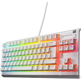 SteelSeries Apex 3 TKL RGB mechanisch gaming toetsenbord Wit, FR lay-out (AZERTY), SteelSeries Whisper-Quiet, 80% (TKL), RGB leds, TKL