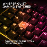 SteelSeries Apex 3 TKL RGB mechanisch gaming toetsenbord Wit, FR lay-out (AZERTY), SteelSeries Whisper-Quiet, 80% (TKL), RGB leds, TKL