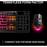 SteelSeries Apex 3 TKL RGB mechanisch gaming toetsenbord Wit, FR lay-out (AZERTY), SteelSeries Whisper-Quiet, 80% (TKL), RGB leds, TKL