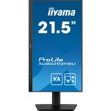 iiyama ProLite XUB2293HSU-B7 21.5" monitor Zwart, 100 Hz, HDMI, DisplayPort, Audio, USB