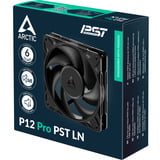 ARCTIC P12 Pro PST LN case fan Zwart, 120 x 120 x 25 mm, PWM