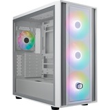 Cooler Master MasterBox 600 midi tower behuizing Wit | 2x USB-A | 1x USB-C | RGB | Tempered Glass