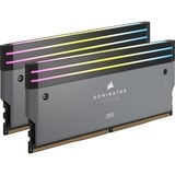 Corsair Dominator Titanium RGB 64 GB DDR5-6000 (2x 32 GB) werkgeheugen Grijs, CMP64GX5M2B6000Z30, XMP, EXPO