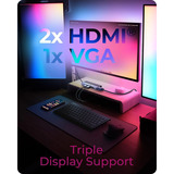 ICY BOX IB-DK4062-CPD 12-in-1 dockingstation Aluminium