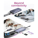 ICY BOX IB-DK4062-CPD 12-in-1 dockingstation Aluminium