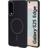 Mobiparts Samsung Galaxy S25 Edge - Slim Line MagSafe Case telefoonhoesje Zwart