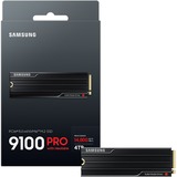 SAMSUNG 9100 PRO Heatsink 4 TB SSD MZ-VAP4T0CW, PCIe Gen 5.0 x4, NVMe 2.0