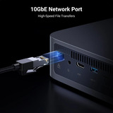 UGREEN NASync DXP480T Plus Grijs, Wifi, 1x 10GbE, HDMI, Thunderbolt 4 (40 Gb/s)