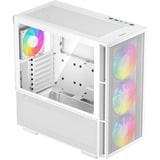 DeepCool CH560 midi tower behuizing Wit | 1x USB-A | 1x USB-C | RGB | Window