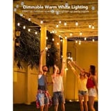 Govee RGBIC Smart Outdoor String Lights verlichting 15 meter, 2,4GHz wifi, Bluetooth