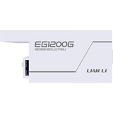 Lian Li EDGE GOLD modulaire 1200 watt voeding  Wit, 1x 12V-2x6, 4x PCIe, 4x USB-header hub