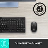 Logitech M190 Full-size wireless mouse Grijs, 1000 dpi