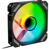 Sharkoon SHARK Mirror RGB PWM Reverse case fan Zwart, 120 x 120 x 25 mm