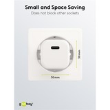 goobay USB-C PD GaN snellader Nano (20 W)  Wit, 1x USB-C, Power Delivery 3.0