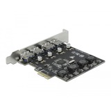 DeLOCK PCIe x1 > 4x externe USB-A 3.2 Gen 1 usb-controller 