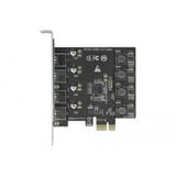 DeLOCK PCIe x1 naar 4x externe USB-A 3.2 Gen 1 usb-controller 
