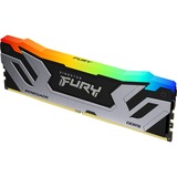 Kingston FURY 48 GB DDR5-8400 (2x 24 GB) Dual-Kit werkgeheugen Zilver/zwart, KF584CU40RSAK2-48, Renegade Silver RGB, XMP 3.0