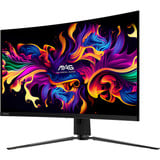 MSI MAG 321CUP QD-OLED 31.5" 4K UHD curved gaming monitor Zwart, HDMI, DisplayPort, USB-C, 165 Hz