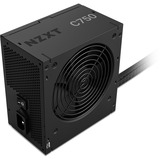 NZXT C750 Bronze modulaire 750 watt voeding  Zwart, 1x 12V-2x6, 4x PCIe