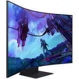 Samsung Odyssey Ark G9 G97NC 55" 4K UHD curved gaming monitor Zwart, 3x HDMI, DisplayPort, 2x USB-A, 2x USB-C, Wi-Fi 5, BT, RJ-45, 165 Hz