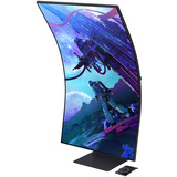 Samsung Odyssey Ark G9 G97NC 55" 4K UHD curved gaming monitor Zwart, 3x HDMI, DisplayPort, 2x USB-A, 2x USB-C, Wi-Fi 5, BT, RJ-45, 165 Hz