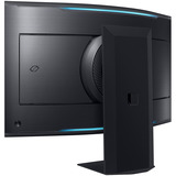 Samsung Odyssey Ark G9 G97NC 55" 4K UHD curved gaming monitor Zwart, 3x HDMI, DisplayPort, 2x USB-A, 2x USB-C, Wi-Fi 5, BT, RJ-45, 165 Hz