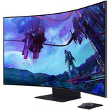 Samsung Odyssey Ark G9 G97NC 55" 4K UHD curved gaming monitor Zwart, 3x HDMI, DisplayPort, 2x USB-A, 2x USB-C, Wi-Fi 5, BT, RJ-45, 165 Hz