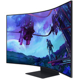 Samsung Odyssey Ark G9 G97NC 55" 4K Ultra HD curved gaming monitor Zwart, 1x DisplayPort, 3x HDMI, 1x USB-C, 2x USB-A, 1x RJ-45, 165 Hz, Wi-Fi 5, BT