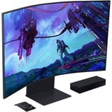 Samsung Odyssey Ark G9 G97NC 55" 4K Ultra HD curved gaming monitor Zwart, 1x DisplayPort, 3x HDMI, 1x USB-C, 2x USB-A, 1x RJ-45, 165 Hz, Wi-Fi 5, BT