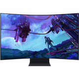 Samsung  55" 4K UHD curved gaming monitor Zwart