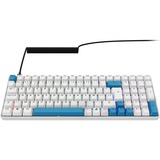 Sharkoon SKILLER SGK50 S2 PBT RGB mechanisch gaming toetsenbord Wit, BE lay-out (AZERTY), Gateron G Pro 3.0 Yellow, 96%, Hot-swappable