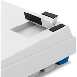 Sharkoon SKILLER SGK50 S2 PBT RGB mechanisch gaming toetsenbord Wit, BE lay-out (AZERTY), Gateron G Pro 3.0 Yellow, 96%, Hot-swappable