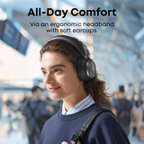 Anker Soundcore Space One Pro over-ear hoofdtelefoon Zwart, Bluetooth
