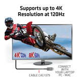 Club 3D  Ultra High Speed AOC HDMI 2.1 gecertificeerde unidirectioneel kabel male-male Zwart, 20 meter, 4K 120Hz, 8K 60Hz, 48Gbps