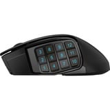 Corsair Scimitar Elite Wireless MMO-gamingmuis Zwart, 100 - 26.000 dpi, USB 2.0 | 2,4 GHz | Bluetooth | RGB