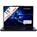Erazer Major 15 X1 (MD62708) 15.3"  gaming laptop Zwart | Core i7-14700HX | RTX 4070 | 16 GB | 1 TB SSD | 240 Hz