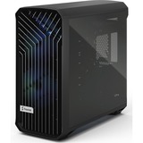 Fractal Design Torrent Black RGB TG Light Tint midi tower behuizing Zwart | 2x USB-A | 1x USB-C | RGB | Tempered Glass