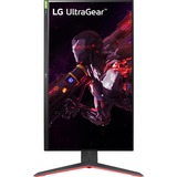 LG UltraGear 27GP850P-B 27" gaming monitor Zwart/rood, 2x HDMI, 1x DisplayPort, 2x USB-A, 1x USB-B, 180 Hz