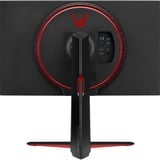 LG UltraGear 27GP850P-B 27" gaming monitor Zwart/rood, 2x HDMI, 1x DisplayPort, 2x USB-A, 1x USB-B, 180 Hz