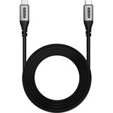 Sitecom USB-C to USB-C 240 Watt Power kabel Zwart, 1 meter